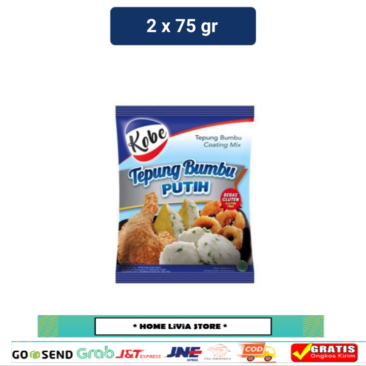 

Kobe Tepung Bumbu Putih 75 gr x 2 pcs