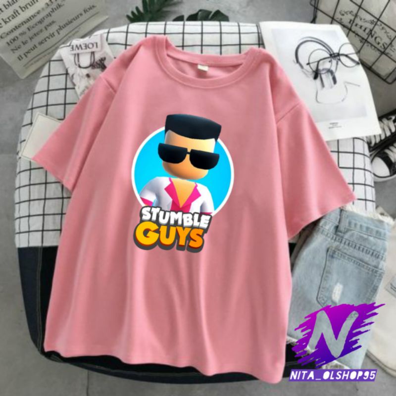 KAOS STUMBLE GUYS ANAk baju kaos anak stumble