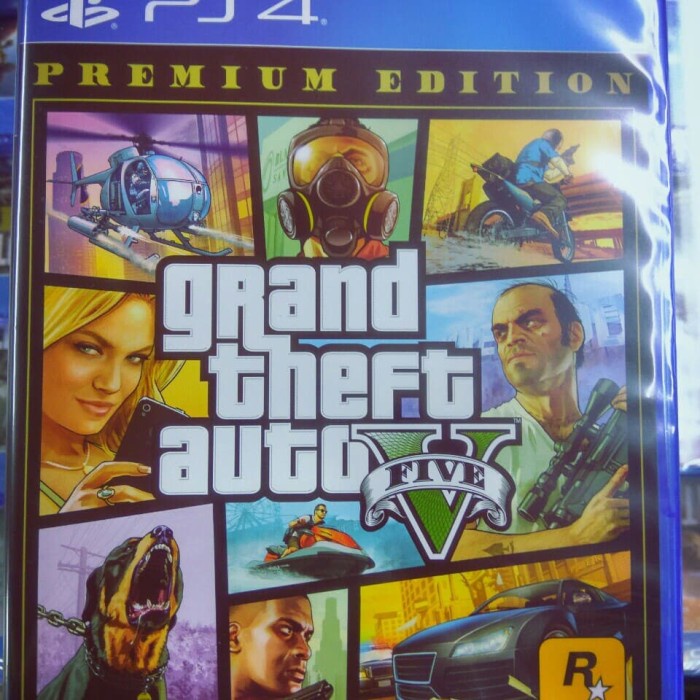 Kaset Ps4 Gta 5 Cd / Dvd / Kaset / Game / Games