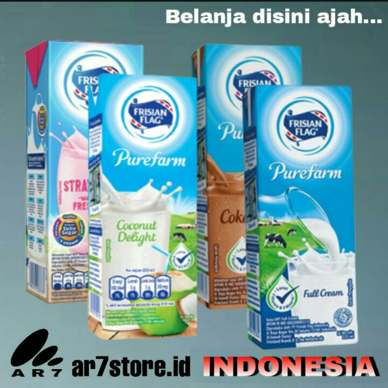 

FRISIAN FLAG Purefarm susu UHT 225 ml