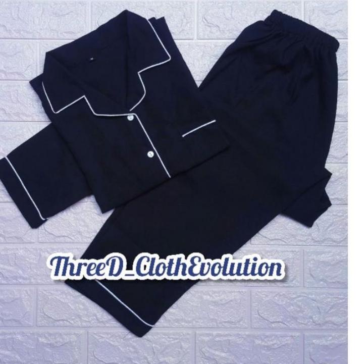 Piyama Polos Baju Tidur Pria/ Wanita Remaja/Dewasa Katun PP Harga Grosir