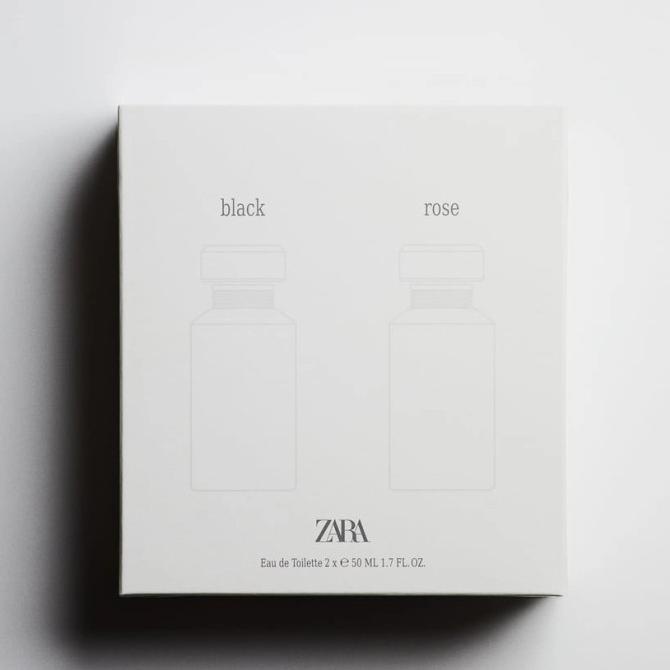 Original Parfum Zara Black and Rose Gift Set isi 2pcs