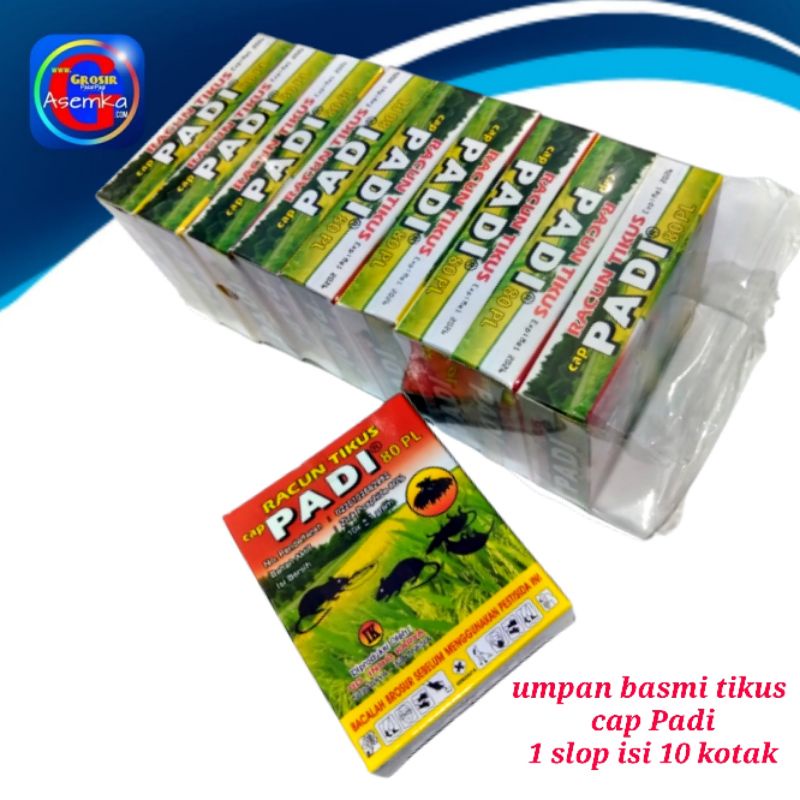 GPA Racun Tikus 10pack Racun tikus cap PADI Grosir