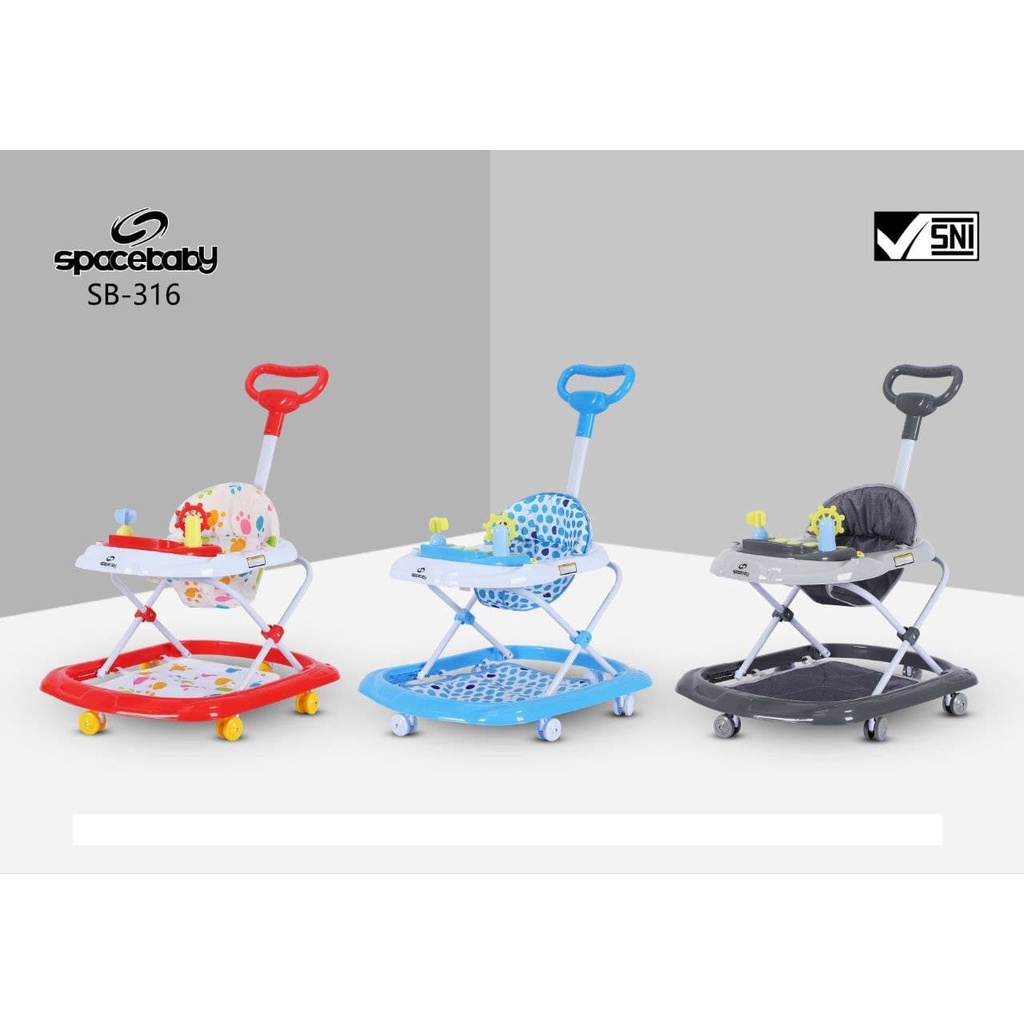 BABY WALKER SPACE BABY SB 302 / 306/307/ 309/316/315/317  ALAT BANTU JALAN BAYI