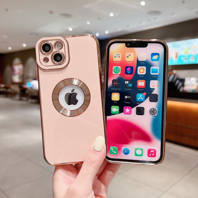 Soft Case Bahan Silikon Tahan Banting Untuk casing IPhone 11 12 13 14 Pro MAX X XS MAX XR 7 8 Plus casing