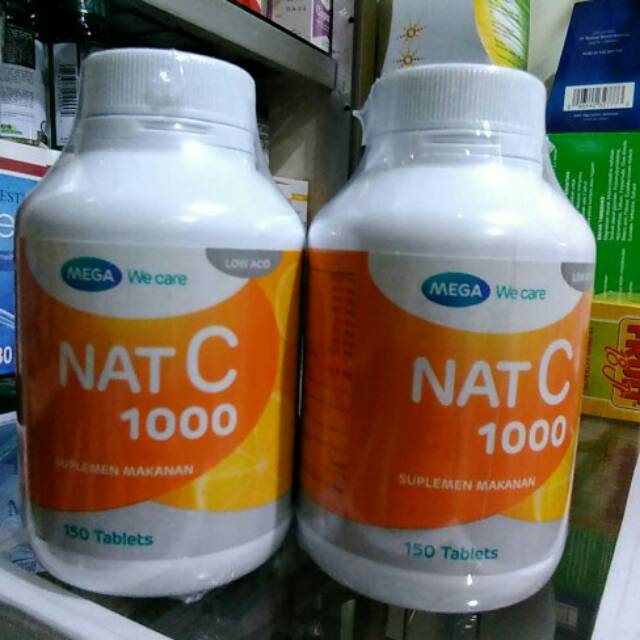 NAT C 1000 vit c dosis tinggi isi 150 tablet