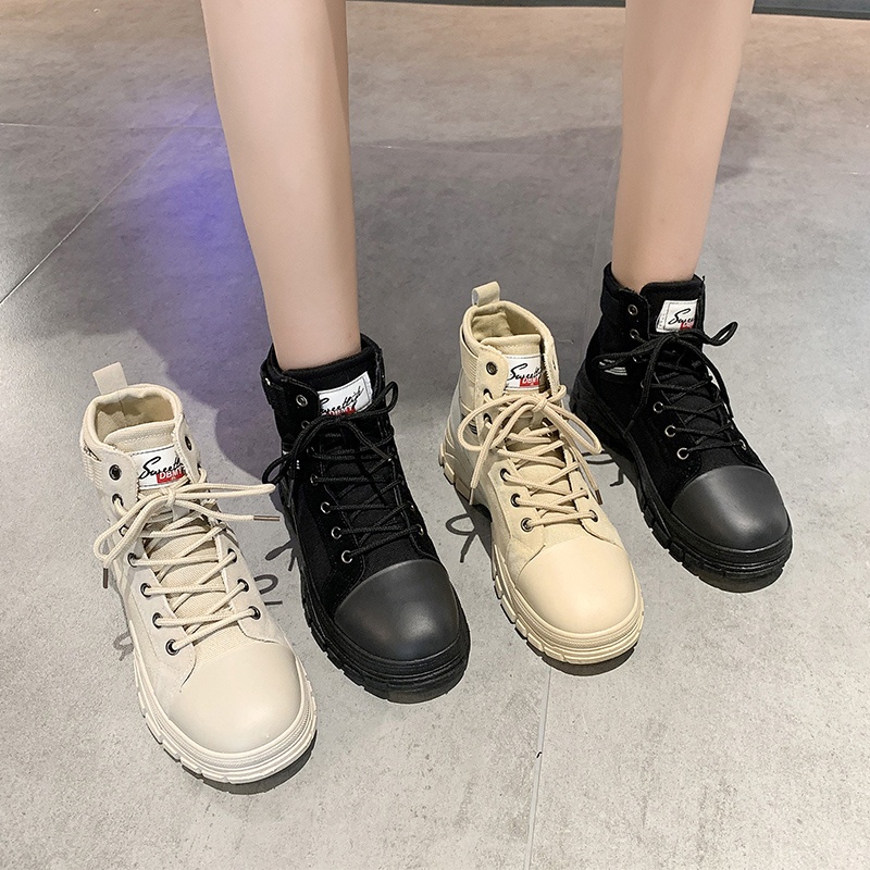 [DENDEN.ID] Sepatu Boots Wanita Tinggi Fashion Korea Import DD1029-2