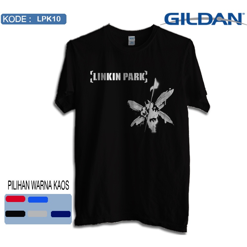Kaos Linkin Park Logo Kaos Original Gildan LPK10