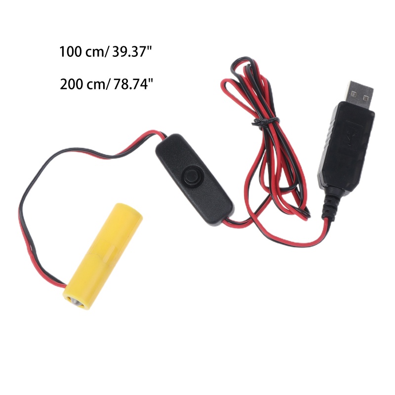 Vivi Adapter Power Supply USB Untuk Baterai AA 1 AA 1.5V