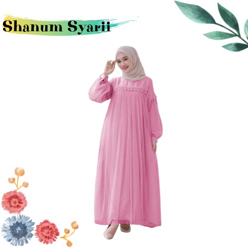 GAMIS MUSLIMAH SYAR'I VENY TUTU SWAN DRESS / GAMIS MAXY TUTU