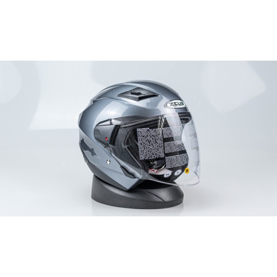 HELM MOTOR ZEUS 611 TITANIUM HALFFACE