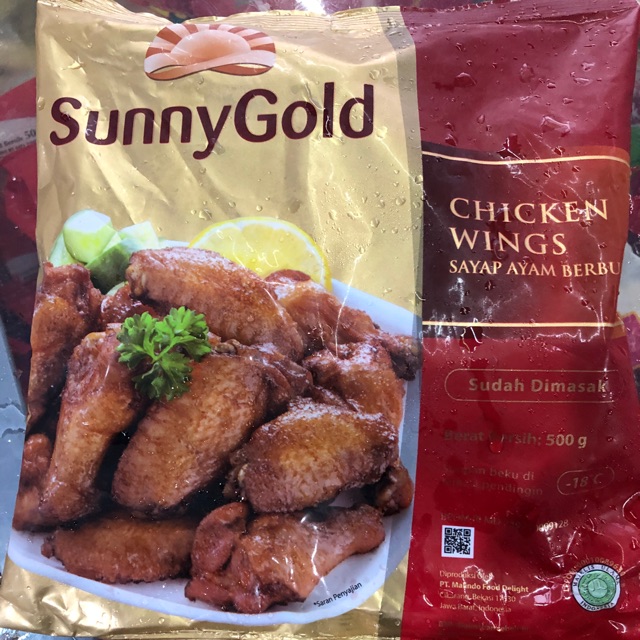 

SUNNY GOLD CHICKEN WINGS 500gr