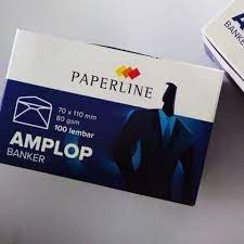 

PAPERLINE AMPLOP BANKER 100 LEMBAR 70*110 mm