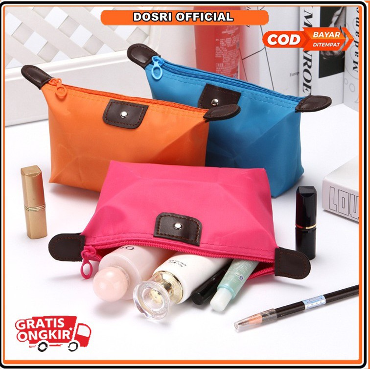 [NEW] Tas Kosmetik Polos Mini Pouch Tas Makeup Pouch Kosmetik Tas Wanita Murah