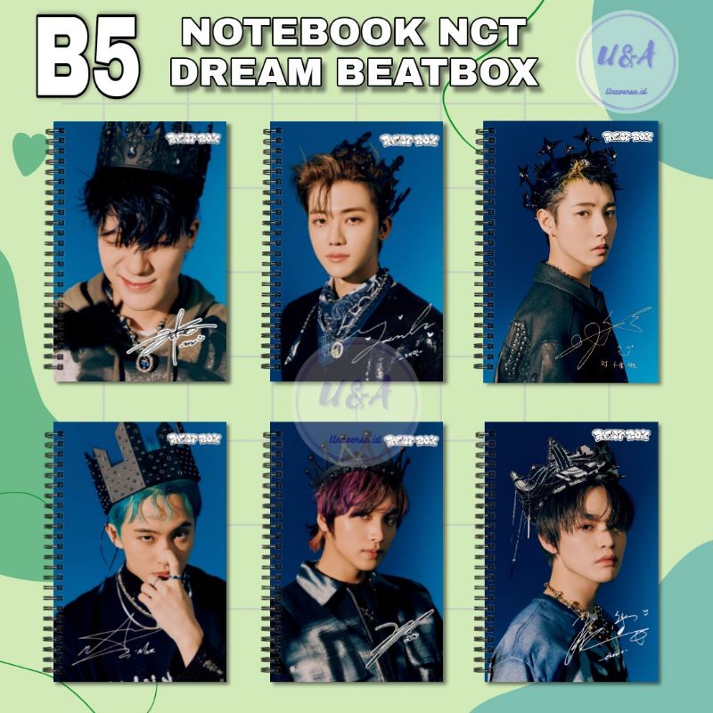 

[COD] NOTEBOOK B5 NCT DREAM BEATBOX WE GET HIGH Buku Jaemin Jeno Murah