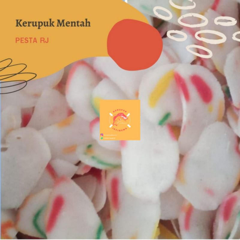 

[250 gram] KERUPUK PESTA RJ / KERUPUK GORENG / KERUPUK MENTAH