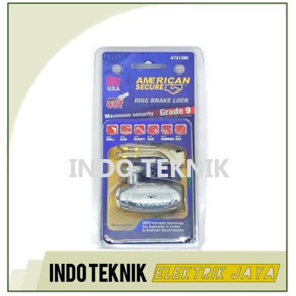 AMERICAN SECURE Gembok Cakram Motor (Grade 9 SUS 304 Series)