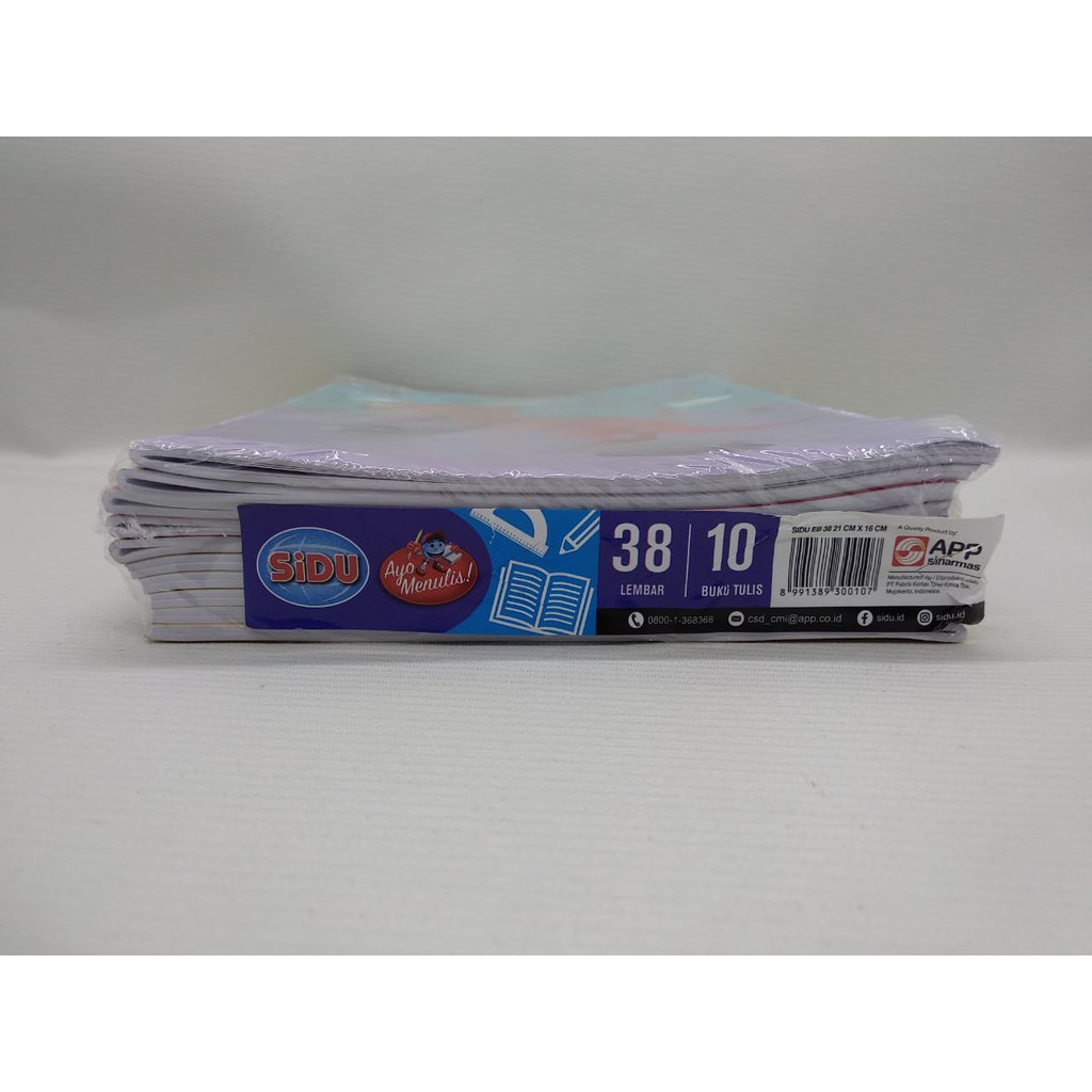Buku Tulis Sidu/notebook/ buku tulis bergaris merk Sidu-5