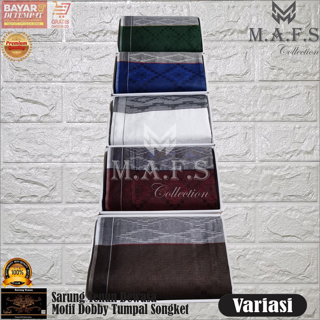 SARUNG DEWASA SARUNG TENUN MOTIF TUMPAL SONGKET ASHFIYA / KALIFA