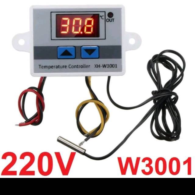 Grab Medan Termostat Digital Temperature Control W3001 AC 220v Pengatur Suhu Mesin Tetas Telur