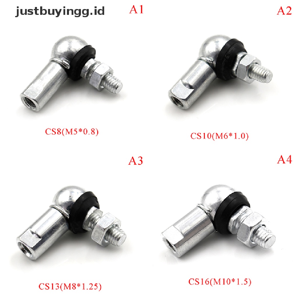 Ball Head Joint Rod End Bearing M5 M6 M8 M10 Right Angle Cs8 / Cs10 / Cs13 / Cs16 Id