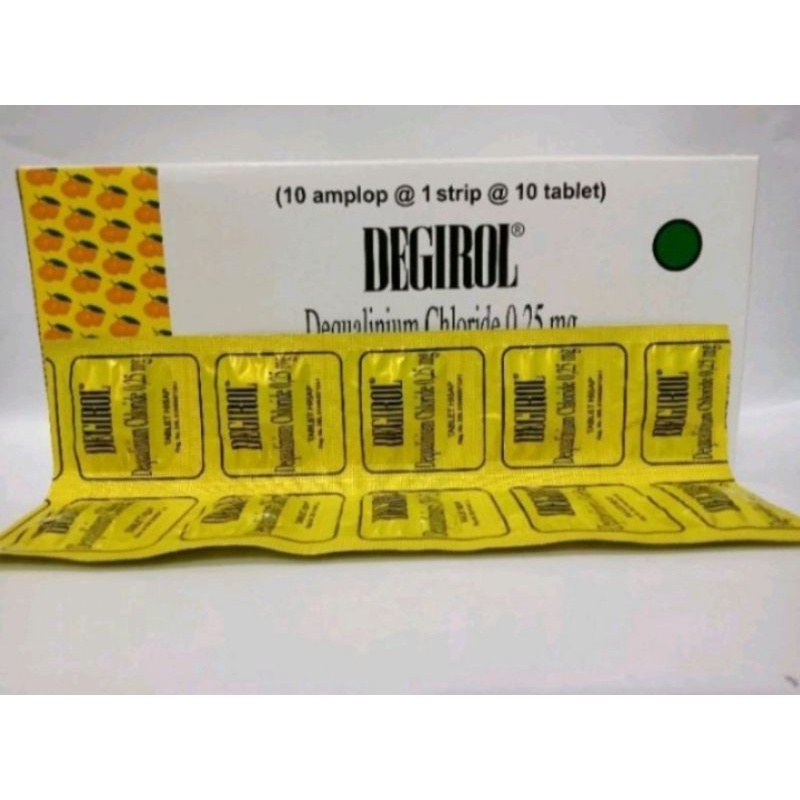 DEGIROL Obat Sakit Tenggorokan / Tenggorokan Gatel / Tablet Hisap