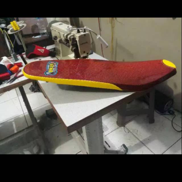 Jok slim beat new karbon biker variasi lis