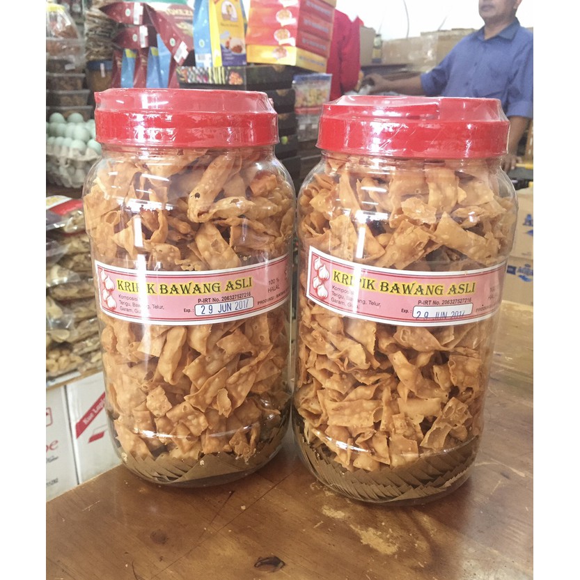 

Kripik Bawang Toples Besar