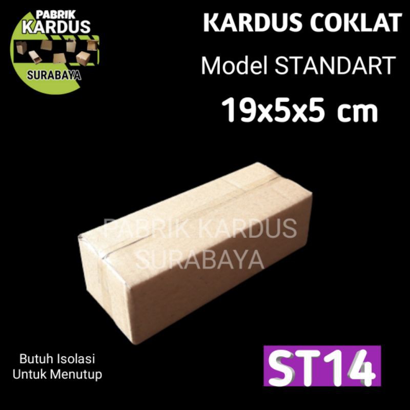 

KOTAK ST -14 KARDUS COKLAT POLOS KARTON BOX DUS PACKING HP AKSESORIS