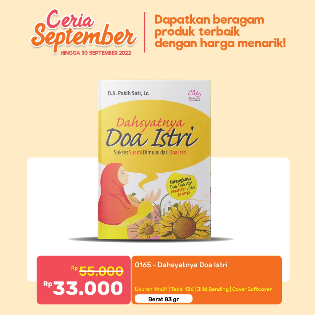 Bluescorner Books - ZiyadBooks - Dahsyatnya Doa Istri