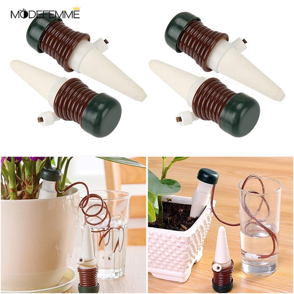 2 Pcs Automatic Plant Self Drip Irrigation Slow Release Waterers Watering plants