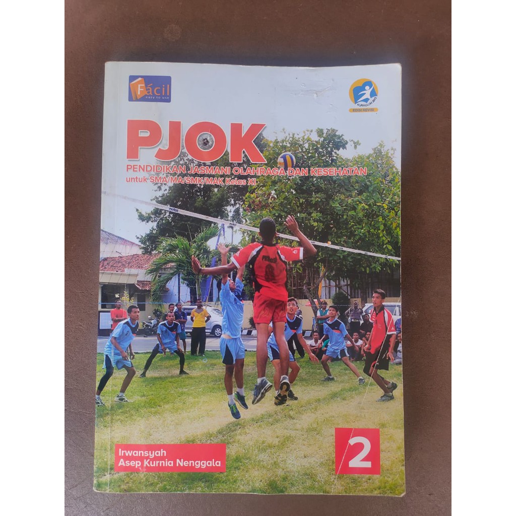 Preloved Buku PJOK Facil Kelas 11 / XI / 2 SMA / MA / SMK / MAK Irwansyah K13 Revisi