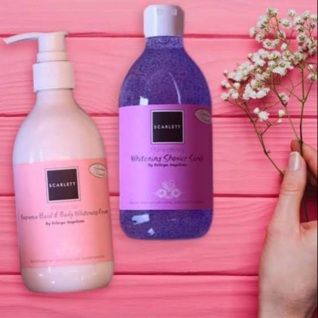 Lotion pemutih badan Handbody pemutih SCARLETT WHITENING BODY LOTION