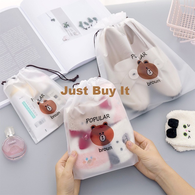 JBI-0132 Travel Pouch Organizer Serbaguna - Tas Make Up Kosmetik Anti Air Impor