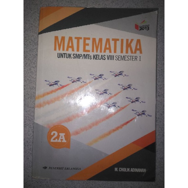 Matematika kelas 8 Erlangga 2A