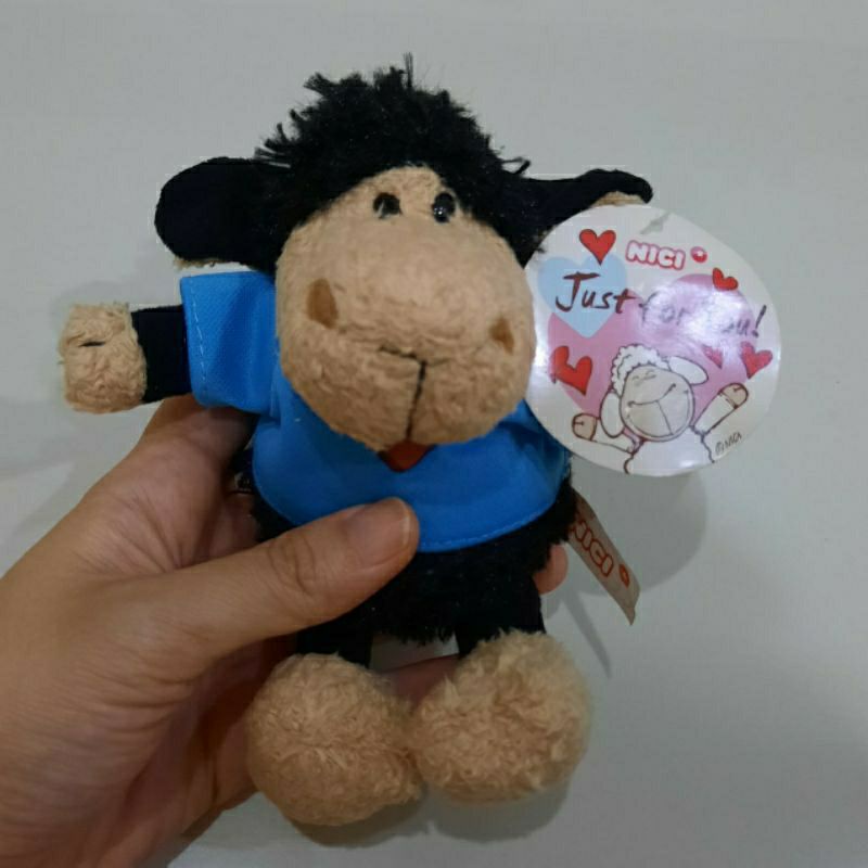 (NET) Ganci Boneka Nici Domba 15 cm / Nici Domba/ Keychain Boneka Domba / Nici Kecil