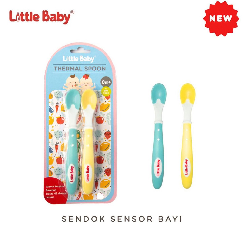 Little Baby Thermal Spoon Sendok Sensor isi 2 TSS0220