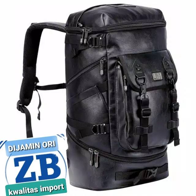 RANSEL KULIT PREMIUM MODEL TAS GUNUNG leather  kwalitas original wisman