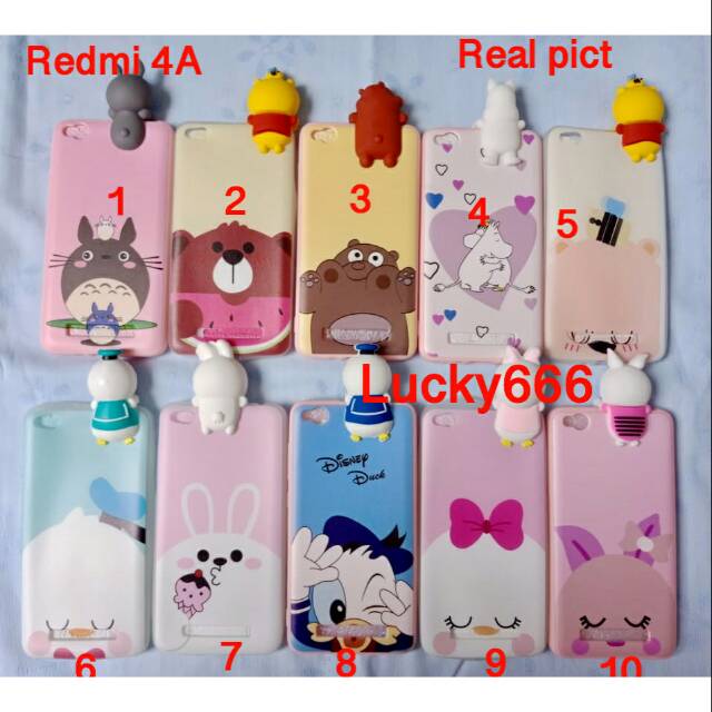 Soft case intip xiaomi redmi 4a silikon 3d redmi 4a redmi4a