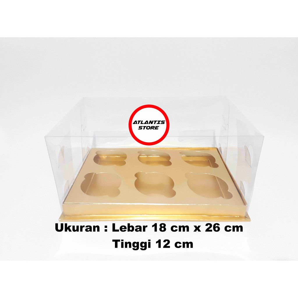 

BOX CUPCAKE MIKA GOLD ISI 6 ( S6 GOLD )