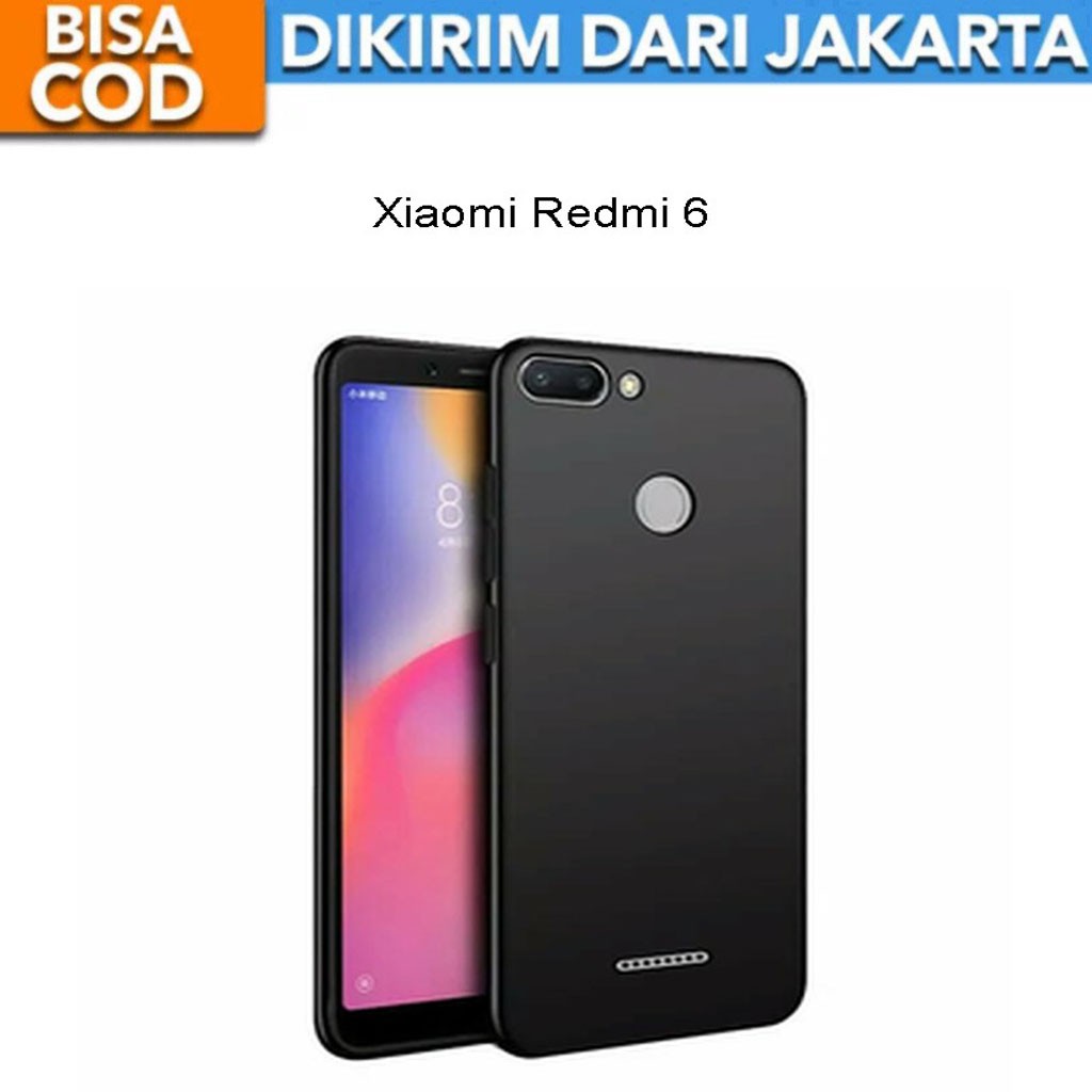 SoftCase Black Matte for Xiaomi Redmi 6
