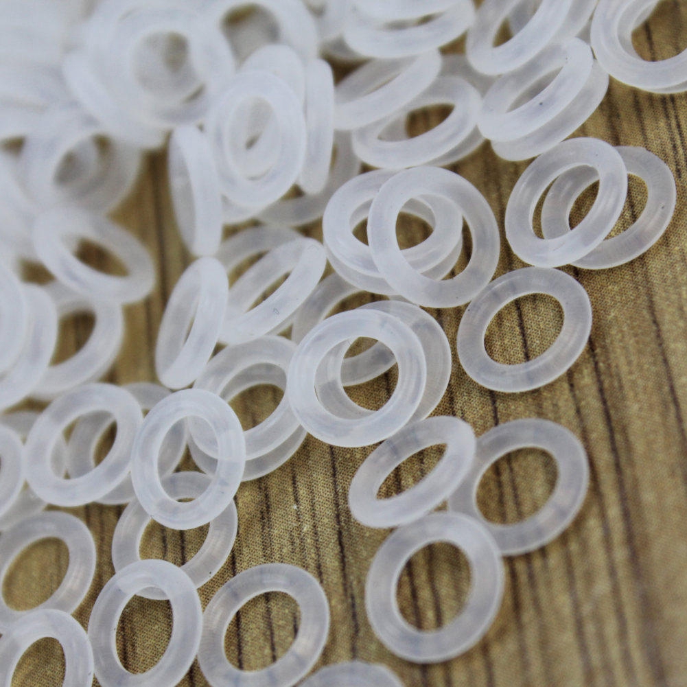 120Pcs Keycap O-Ring Karet Warna Putih untuk Cherry MX