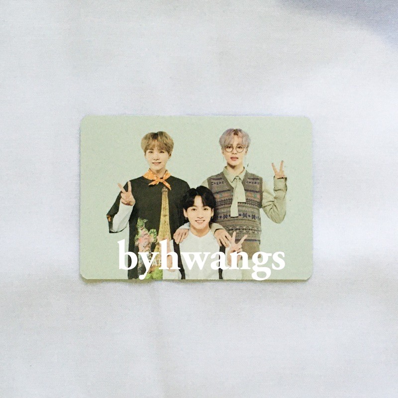 BTS 5TH MUSTER MAGIC SHOP PHOTOCARD UNIT SUGA JIMIN JUNGKOOK JK