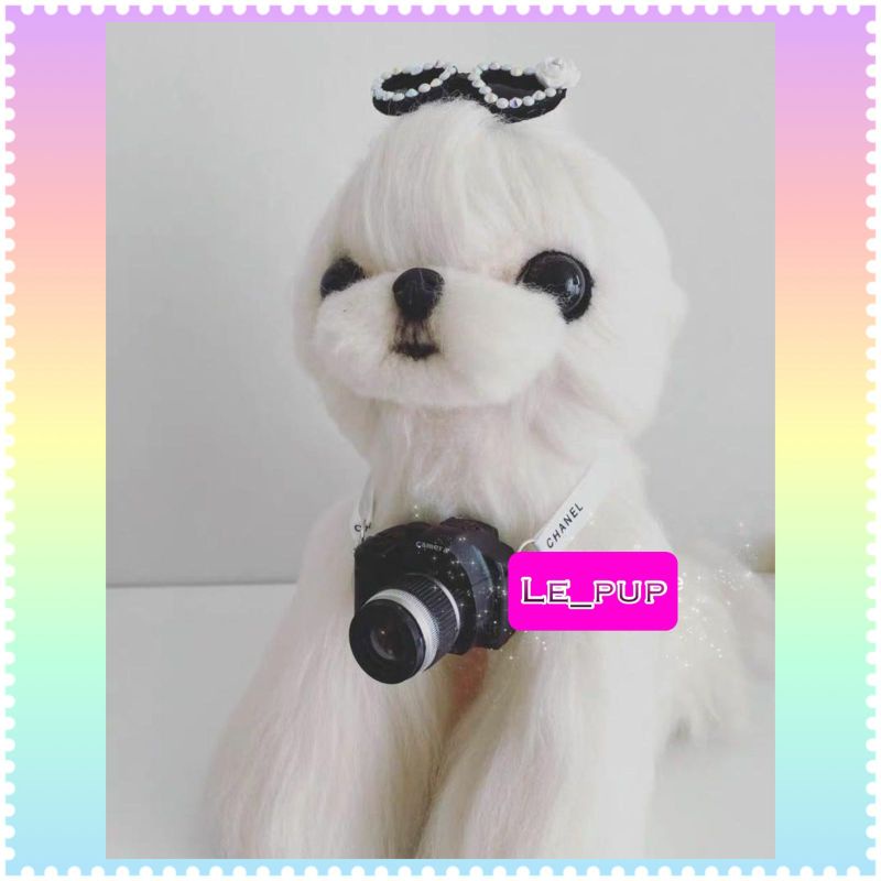 chanel analog camera necklace