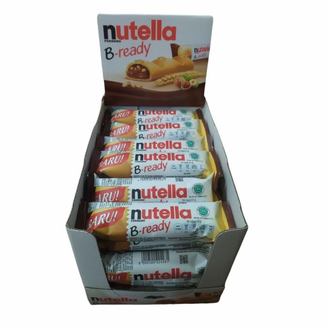 

Terbaru Nutella Ferrero B-Ready Per Box Isi 36 X 22 Gr