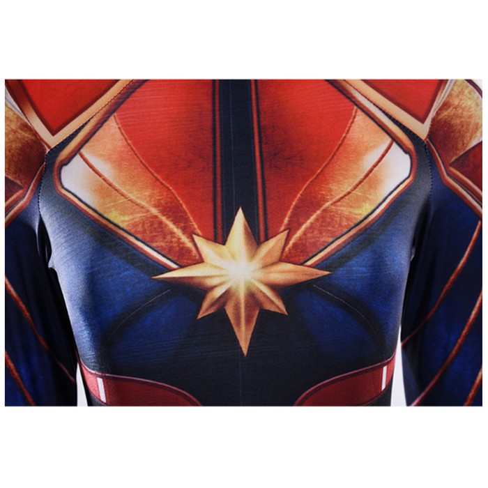 kostum captain marvel carol danvers zentai costume superhero cosplay