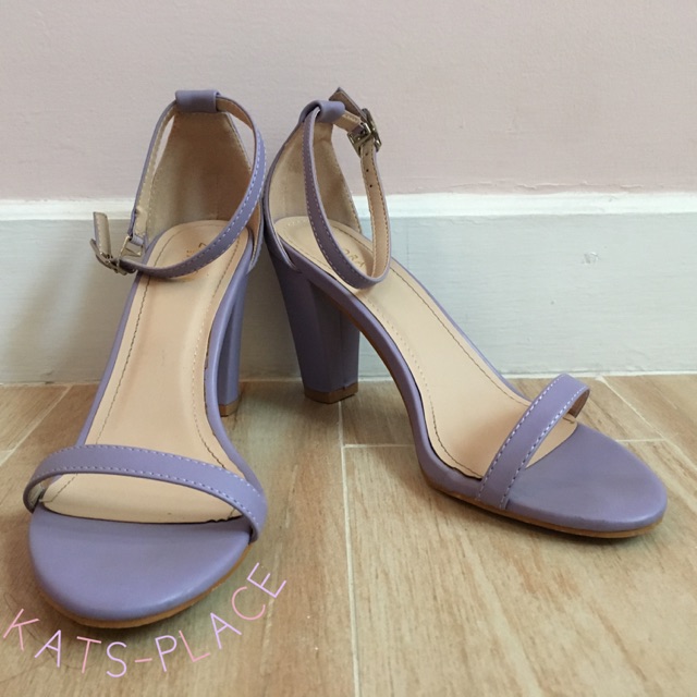 Preloved strap heels Zalora