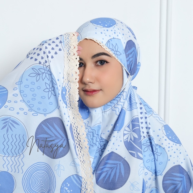 Mukena Rayon Dewasa 2in1 Motif Flora