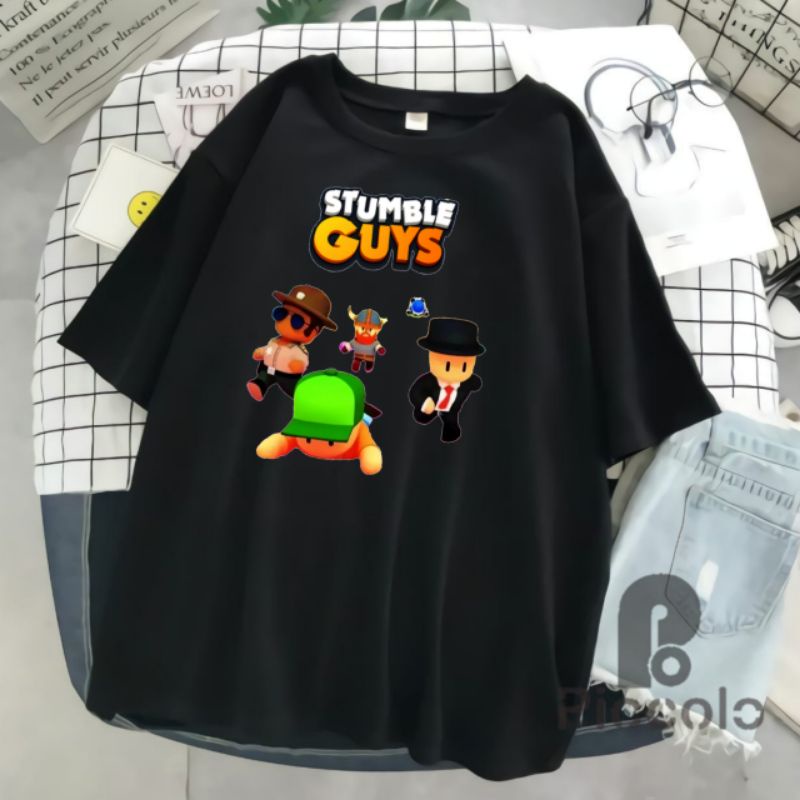 baju kaos anak stumble guys bahan premium