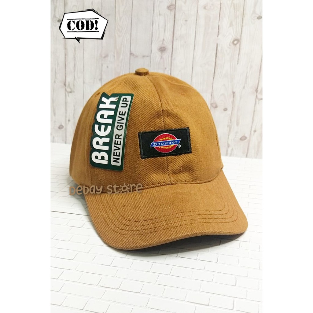 Topi baseball Dickies bahan raffel cakop besi